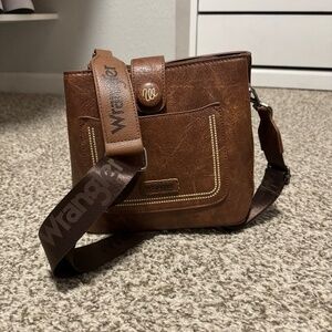 Wrangler Shoulder Purse Brown New without tags